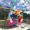 300 Pieces Colorful Pennant Flags Banner 375ft Multicolor Pennant Banner Nylon Cloth Flag Pennants for Party Celebrations and Shops Decorations